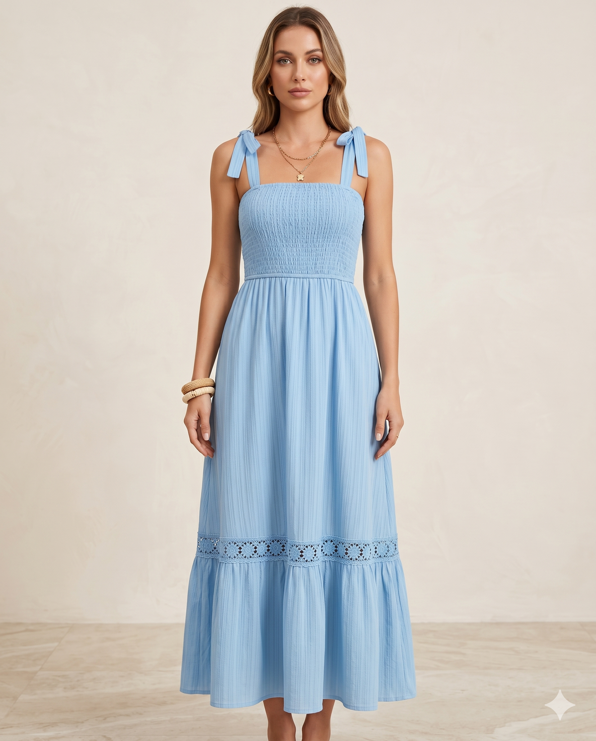 Women Striped Wrap Dress For Women
