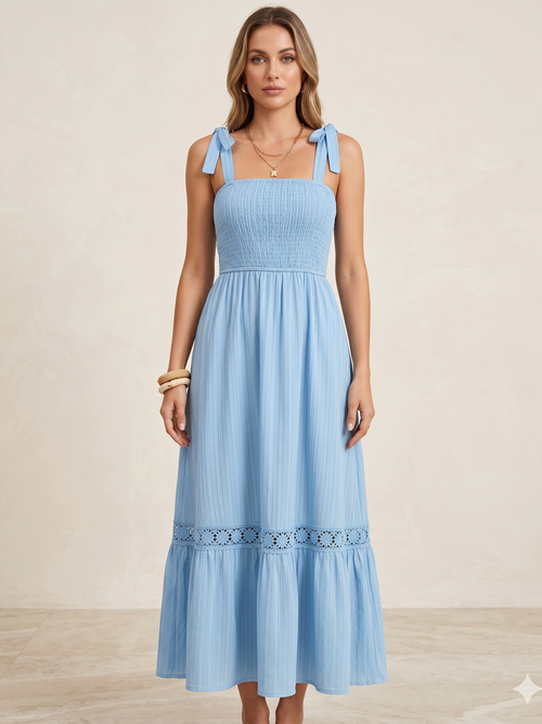 Women Striped Wrap Dress For Women