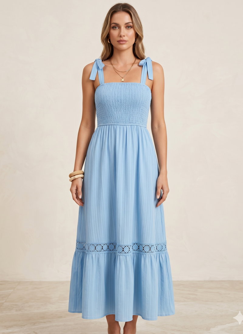 Women Striped Wrap Dress For Women
