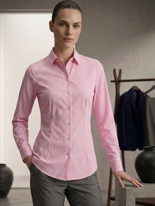 Women Comfort Slim Fit Striped Party Shirt