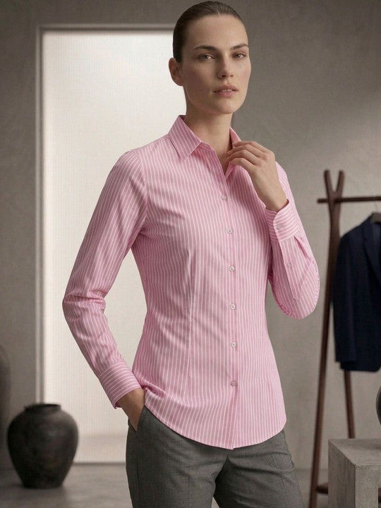 Women Comfort Slim Fit Striped Party Shirt