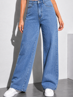 LOOSE FIT LIGHT BLUE JEANS FOR GIRLS AND WOMEN